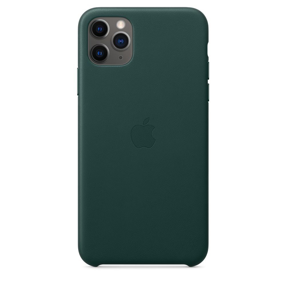 iPhone 11 Pro Max Leather Case - Forest Green - Pluton Store